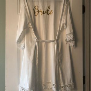 Satin Bride Robe